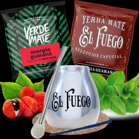 Set di Yerba Mate Zucca di mate + Bombilla