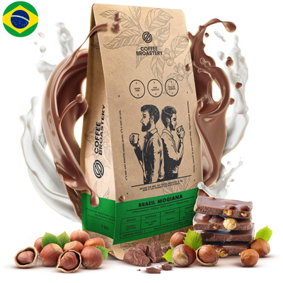 Coffee Broastery - Caffè in grani interi Brazil Mogiana Premium 1kg