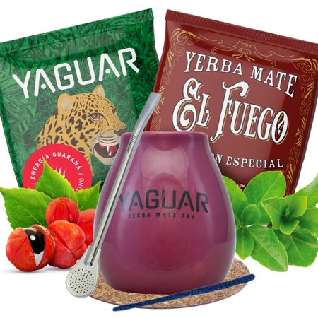 Set di yerba mate Tazza di mate Bombilla + 2x50g