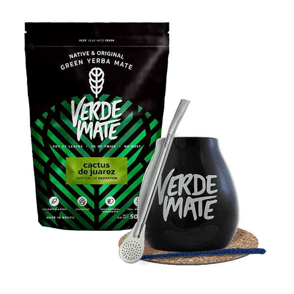 Set Yerba Verde Mate Cactus 0,5kg