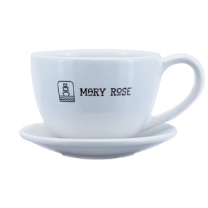 Tazza da tè con logo Mary Rose (bianco) 200ml
