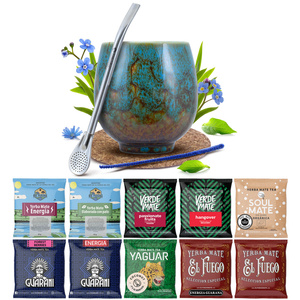 Set di campioni di Yerba Mate 10x50g 500g + accessori