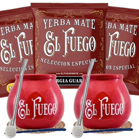 Yerba Mate Tazza di Mate Bombilla Set per due persone