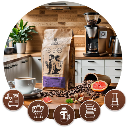 Set di Coffee Broastery Costa Rica San Rafael + Nicaragua Colibrí Azul + Brazil Guaxupe 3x1kg (3kg)