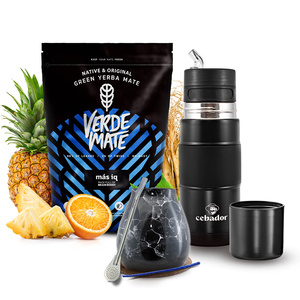 Set di Yerba Mate Verde Mate Mas IQ 500g 0,5kg Yerbomos + Tazza di mate + Bombilla