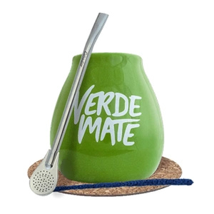 Set iniziale Zucca + Bombilla 19cm Yerba Mate