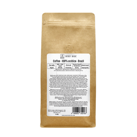 Mary Rose - Caffè in grani interi Brasile Cerrado premium 1kg