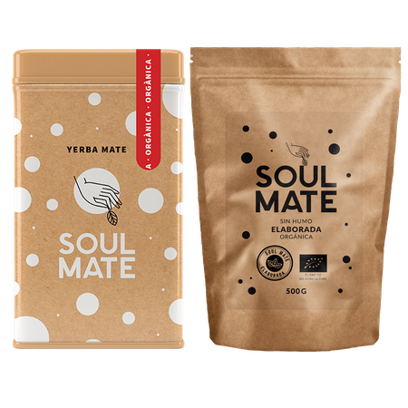 Yerbera Yerba Mate Soul Mate Organica 2x500g