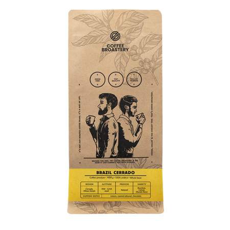 Coffee Broastery - Caffè in grani interi Brazil Cerrado Premium 400g