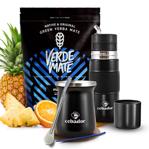 Set di Yerba Mate Verde Mate Mas IQ 500g 0,5kg Yerbomos + TermoMate + Bombilla